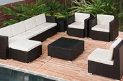 Surabaya -- Outdoor Wicker Corner Lounge Group