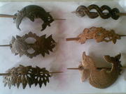 Art Handycrafts of Indah Creation(Bali)Coconut shell haircliffs