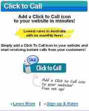 Have your customers call you from your website – for FREE-Easy Click