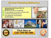 24 Hr Plumber Melbourne Services 1300-661-964