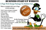 6 Page Web Design Package Only $200 No Hidden Fees
