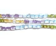 Multi Color Stone Gemstone Beads