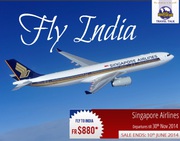 Fly to India with Singapore Airlines