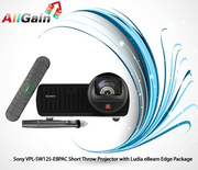 Sony VPL-SW125-EBPAC Short Throw Projector with Ludia eBeam Edge Packa