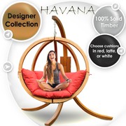 Outdoor Wooden Hanging Chair – Havana | Time To Click