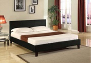 Queen size PU Leather bed frame Premium quality Black white NEW