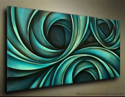 Abstract Digital Canvas Oil Paintings
