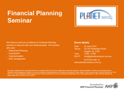FREE Financial Planning Seminar