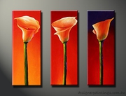 Floral Canvas Paintings 3 Pcs