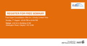 Free Financial Planning Seminar at 7th August