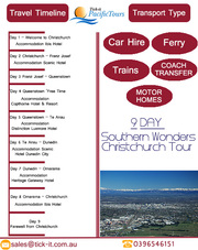 9 Day Southern Wonders Christchurch Tours Package