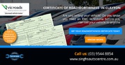Reliable Roadworthy Certificate in Oakleigh: Call Now