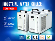 S&A air-cooled water chiller CW-5000 for cooling CO2 laser
