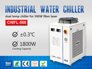 S&A water chiller machine CWFL-500 for cooling 500W fiber laser