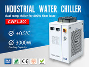 S&A small water chiller CWFL-800 for cooling 800W fiber laser