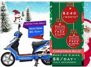 Rent an E-bike from only $6 a day (ONLY DECEMBER)