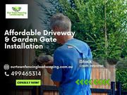 Affordable Driveway & Garden Gate Installation