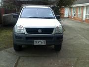 2004  holden rodeo on petrol and gas